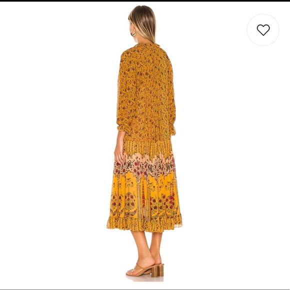 NWT Feeling Groovy Border Maxi Dress in Orange - Picture 6 of 14